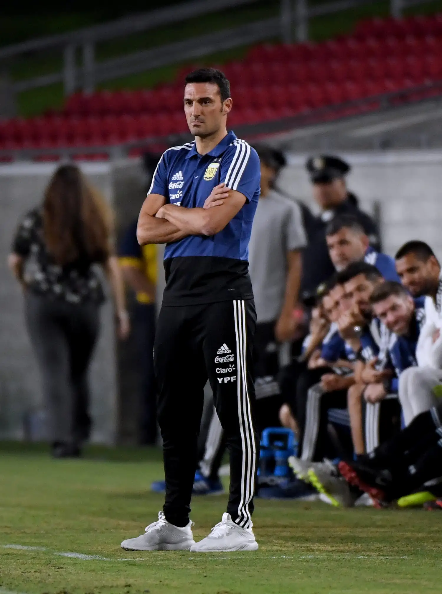 Scaloni, conforme con la actuación de la selección