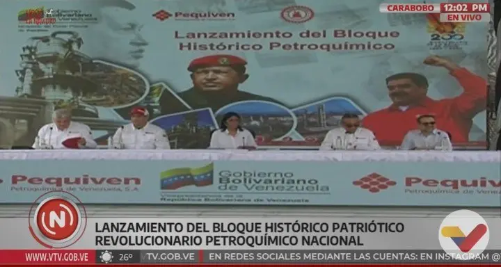 Delcy Rodríguez anuncia inversiones «para el impulso de la industria petroquímica»