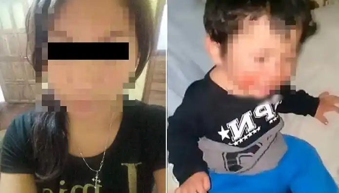 Detuvieron a la mujer que se grabó pegándole a su hijo 