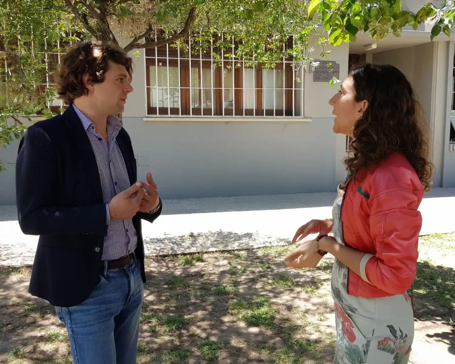 El presidente comunal recibió a la senadora para gestionar en conjunto.