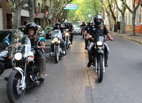 Llega un Batayón Motero a Gualeguaychú 
