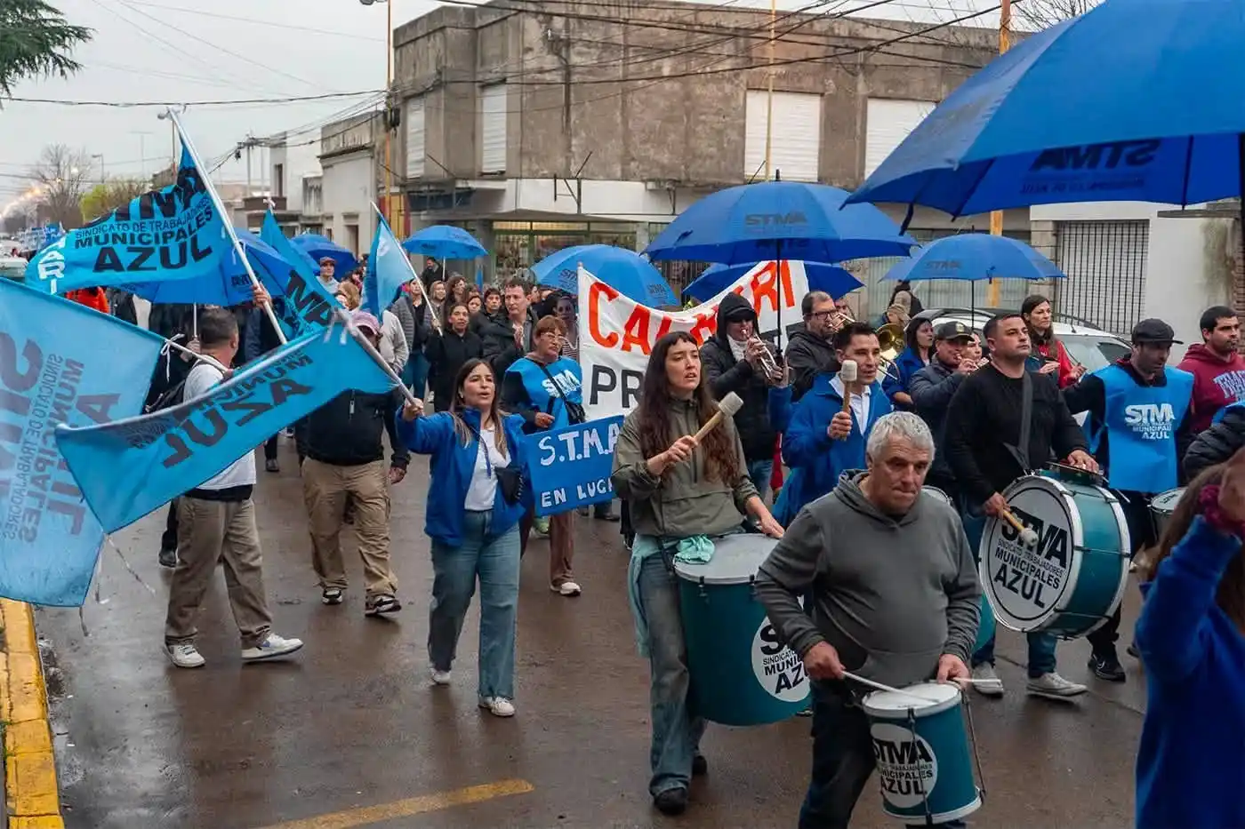 Paro y movilización de municipales