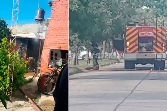 Se incendió un galpón de herramientas y preocupó a los vecinos