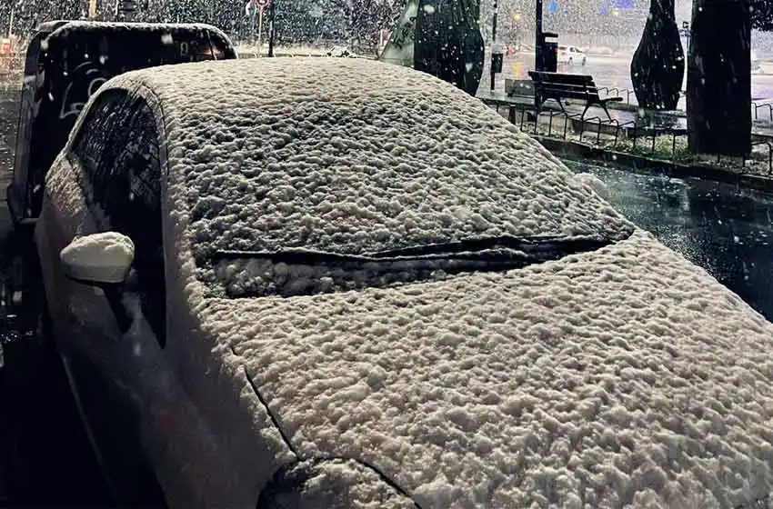 Impactantes imágenes en la ciudad de Córdoba tras una gran caída de nieve