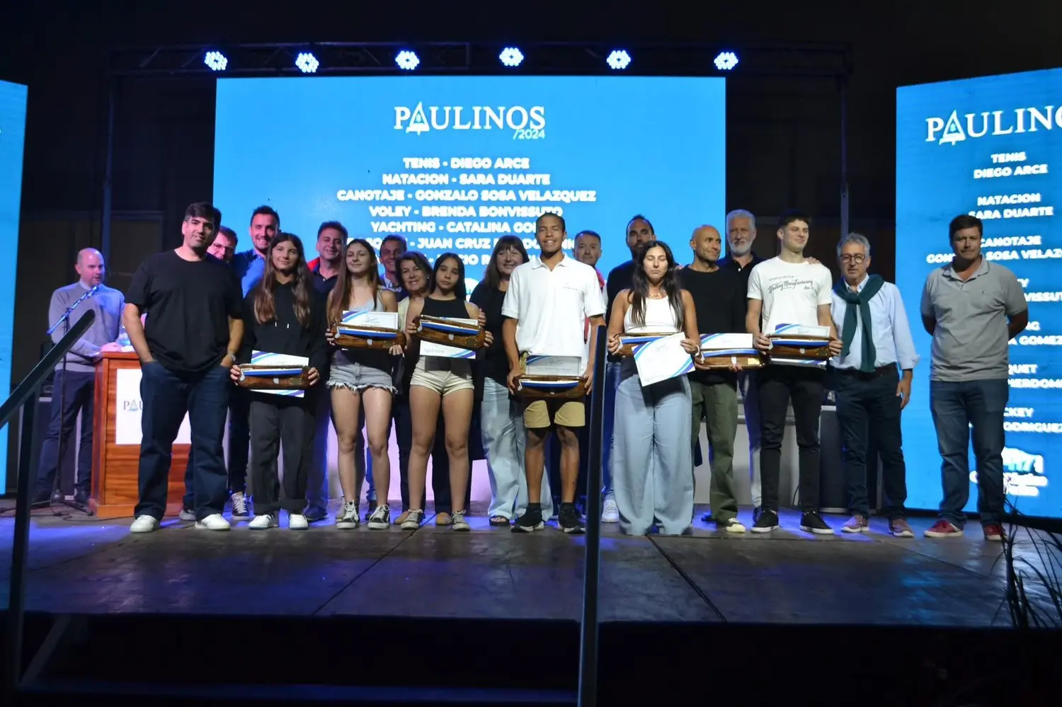 El Club Náutico celebró una nueva edición de los premios Paulinos. Foto: La Opinión.