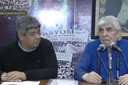 Moyano no descartó un paro nacional si detienen a su hijo en la causa «Independiente»