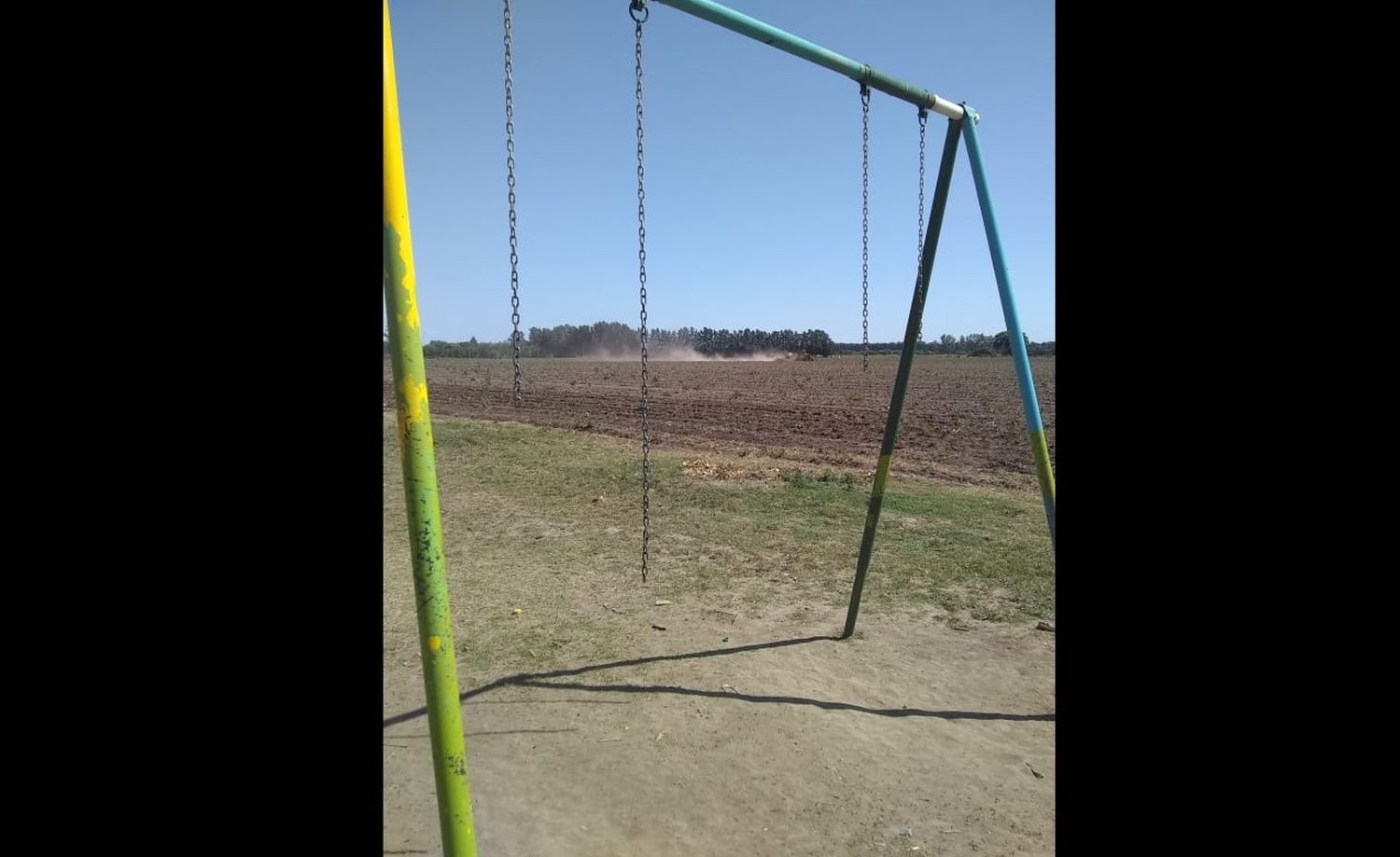 Reclamo en Río Tala: cortaron las hamacas