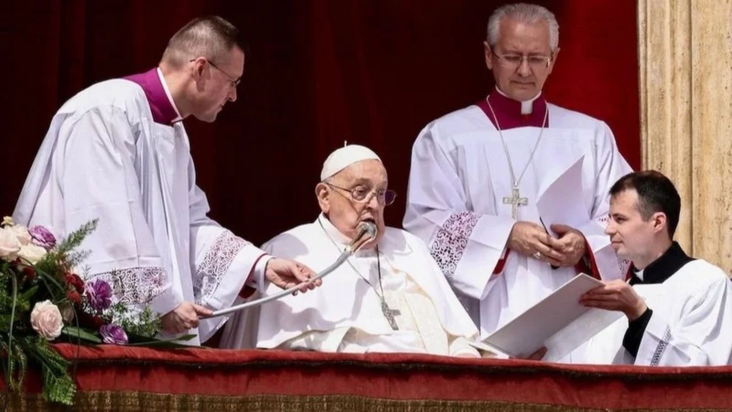 La última aparición del Papa Francisco