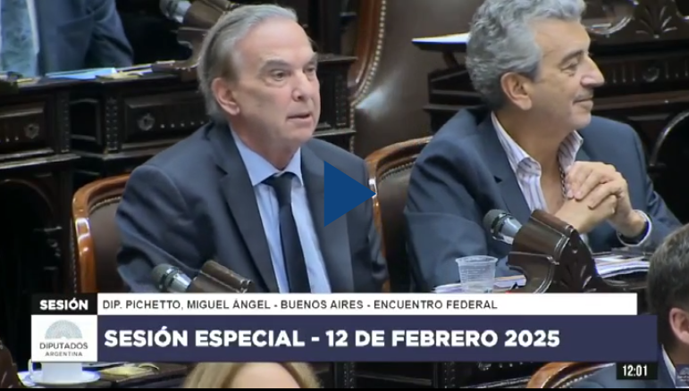 Miguel Pichetto hizo reír a los diputados: “¿Podés dejar de filmar, nene? ¡Me hinchas las pelotas, viejo!”