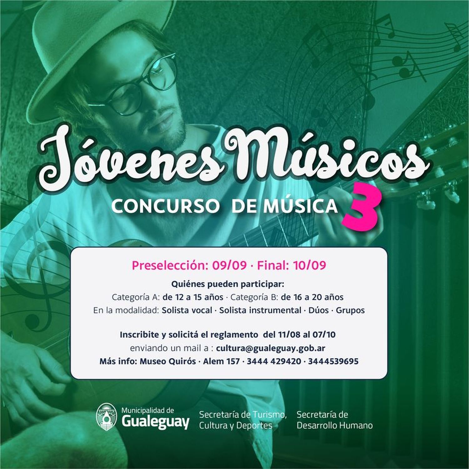 Se viene el III Concurso de Jóvenes Músicos