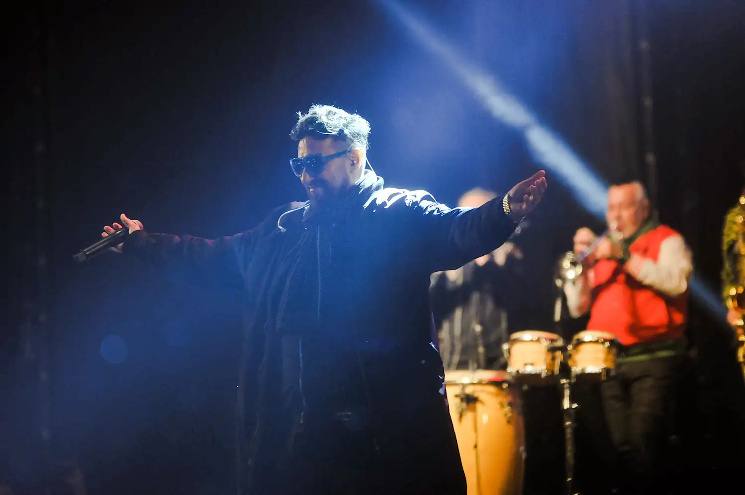 Los Decadentes montaron su fiesta en Tecnópolis