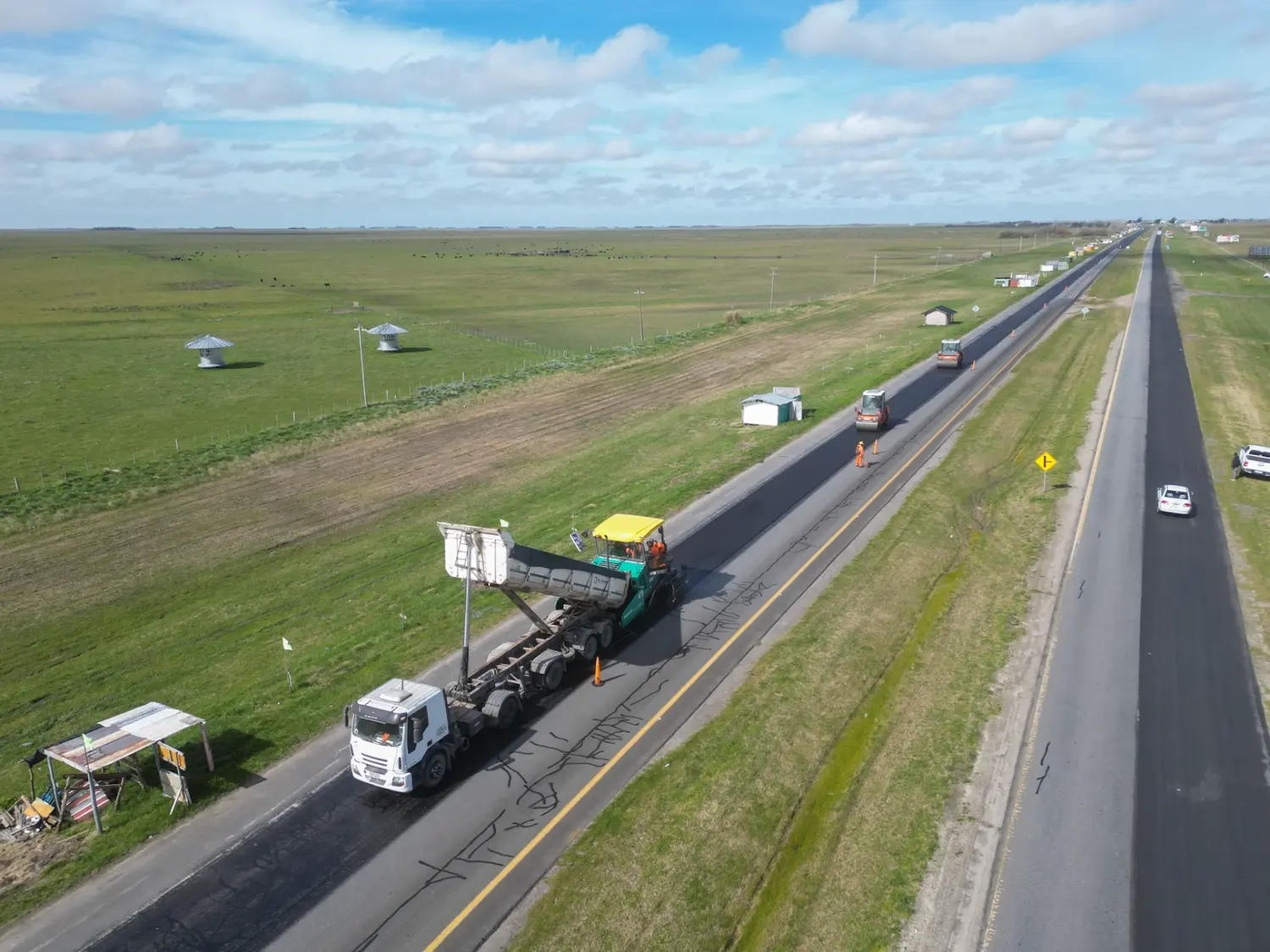 Obras en la Autovía 11