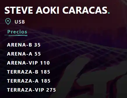 Steve Aoki estuvo a principios de año en Margarita y ahora en la USB. Foto Globalboletos