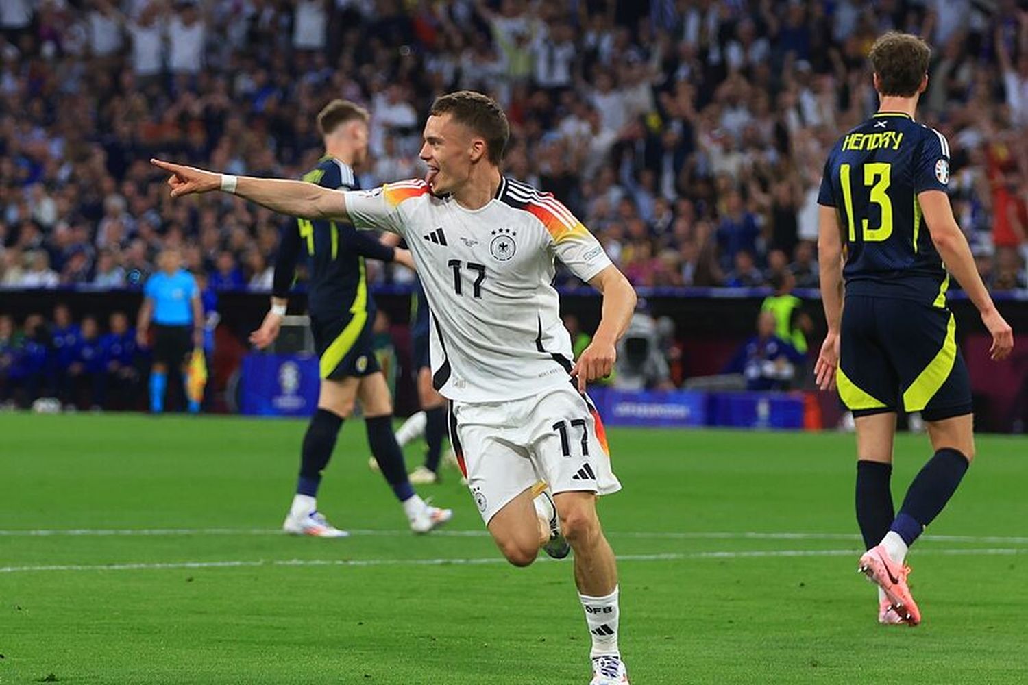 Florián Wirtz convirtió el primer gol de la Euro 2024.