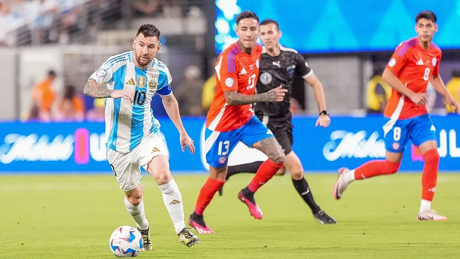 Lionel Messi ante Chile