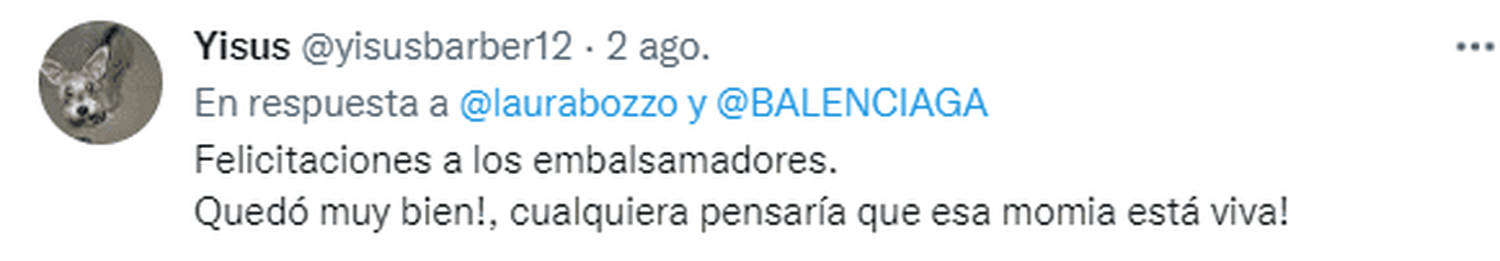 Algunos de los comentarios en la publicación de Laura Bozzo. Foto Twitter