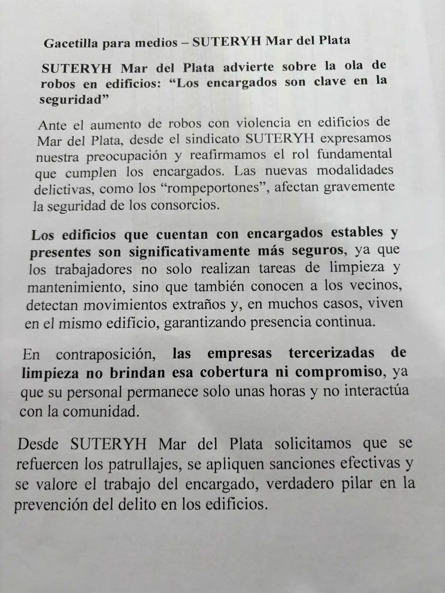 Gacetilla de suteryc