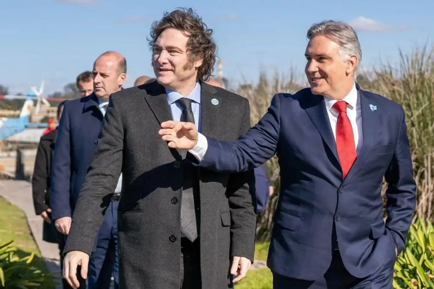 Milei y Llaryora, en Córdoba.