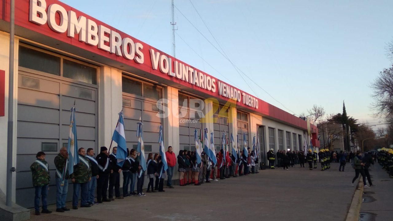 Venado Tuerto conmemoró el Día Nacional del Bombero