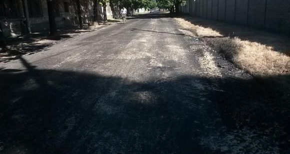500 cuadras de pavimento