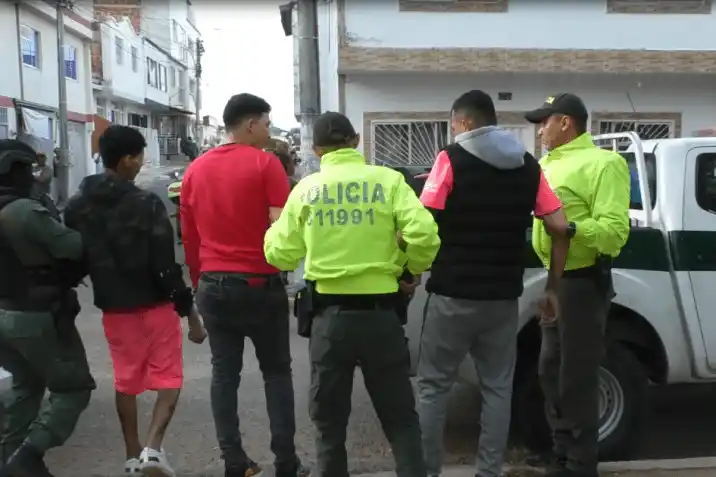 EN VIDEO: OPERATIVO POLICIAL en Bucaramanga en contra de banda vinculada al Tren de Aragua
