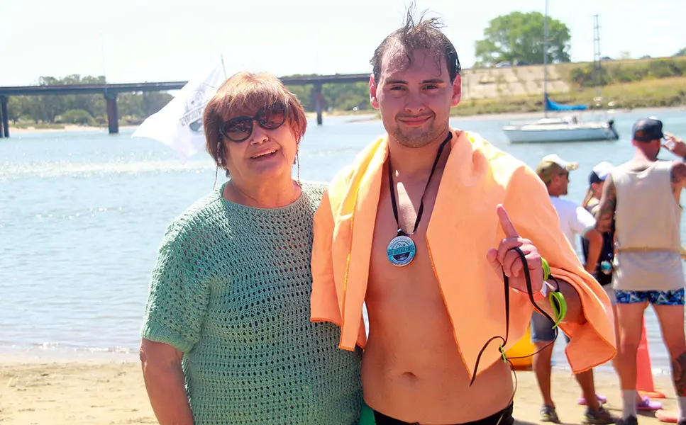 Natación: Pfoh ganó la prueba Los Destructores