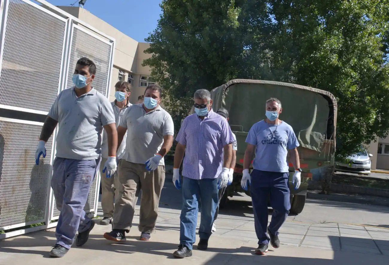 El Municipio montó un hospital de campaña de 30 camas 