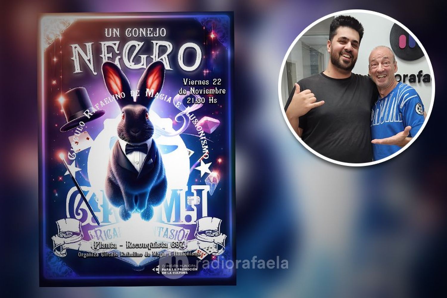 Vuelve “Otro Conejo Negro en Planta”, “una varieté de magia para toda la familia”