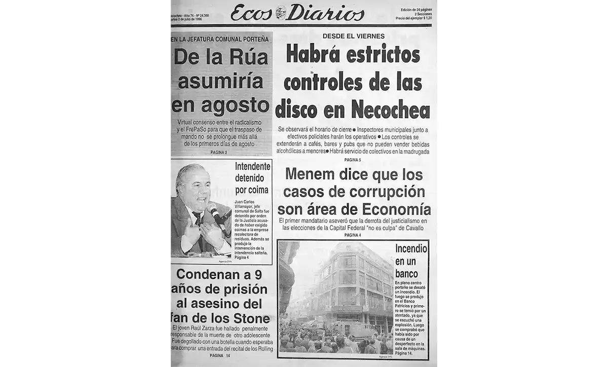 Martes 2 de julio de 1996