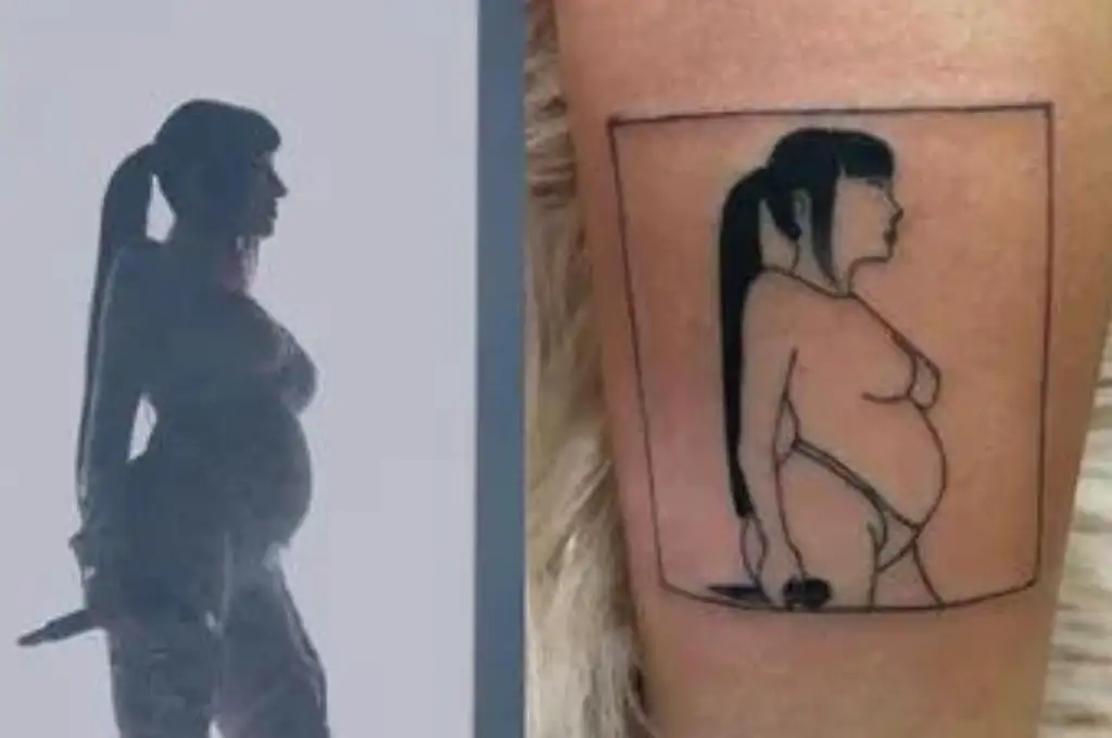 Una fan se tatuó a Cazzu embarazada: la reacción de la rapera argentina