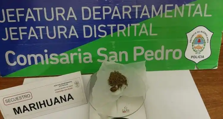 Cuatro jóvenes aprehendidos con drogas