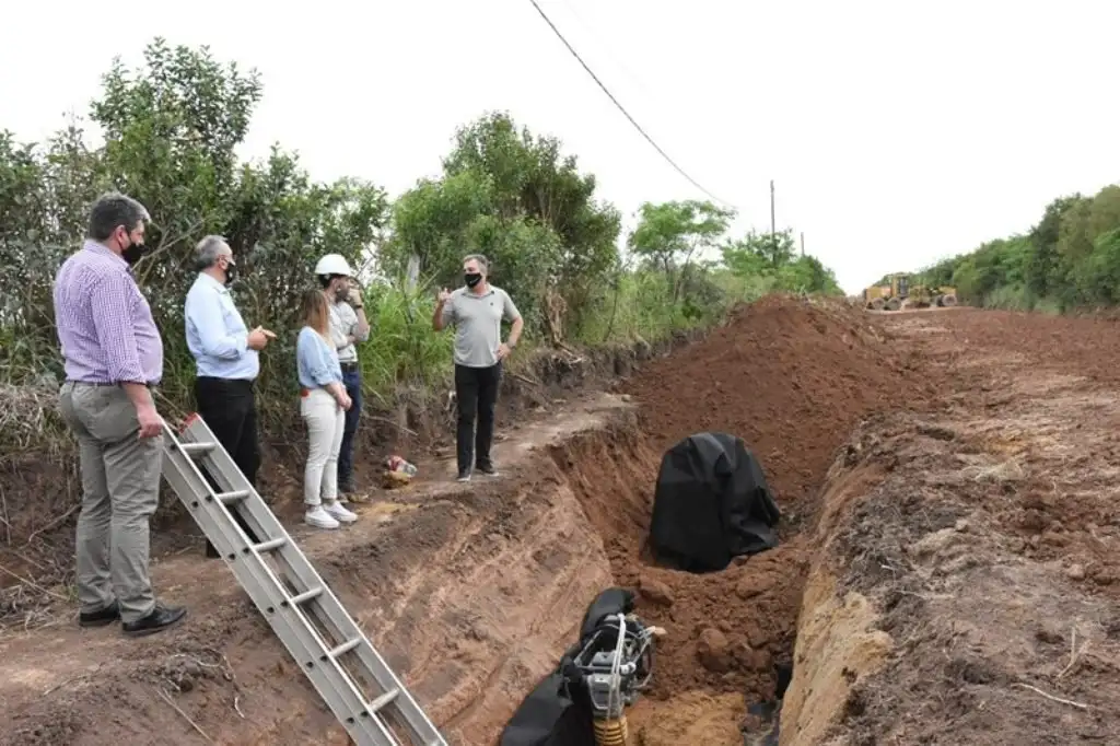 Rafaela: la obra del acueducto se puso en marcha