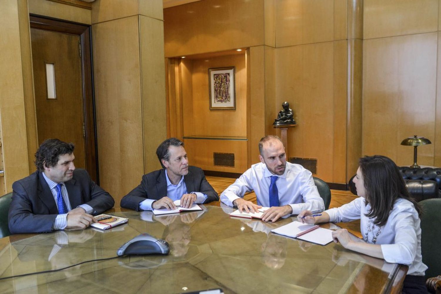 El ministro Martín Guzmán se reunió con la delegación del FMI