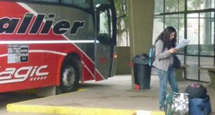 Paro total de micros en la terminal
