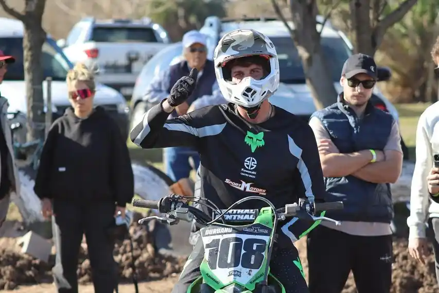El sanfrancisqueño cerró su participación en el MX Cordobés.