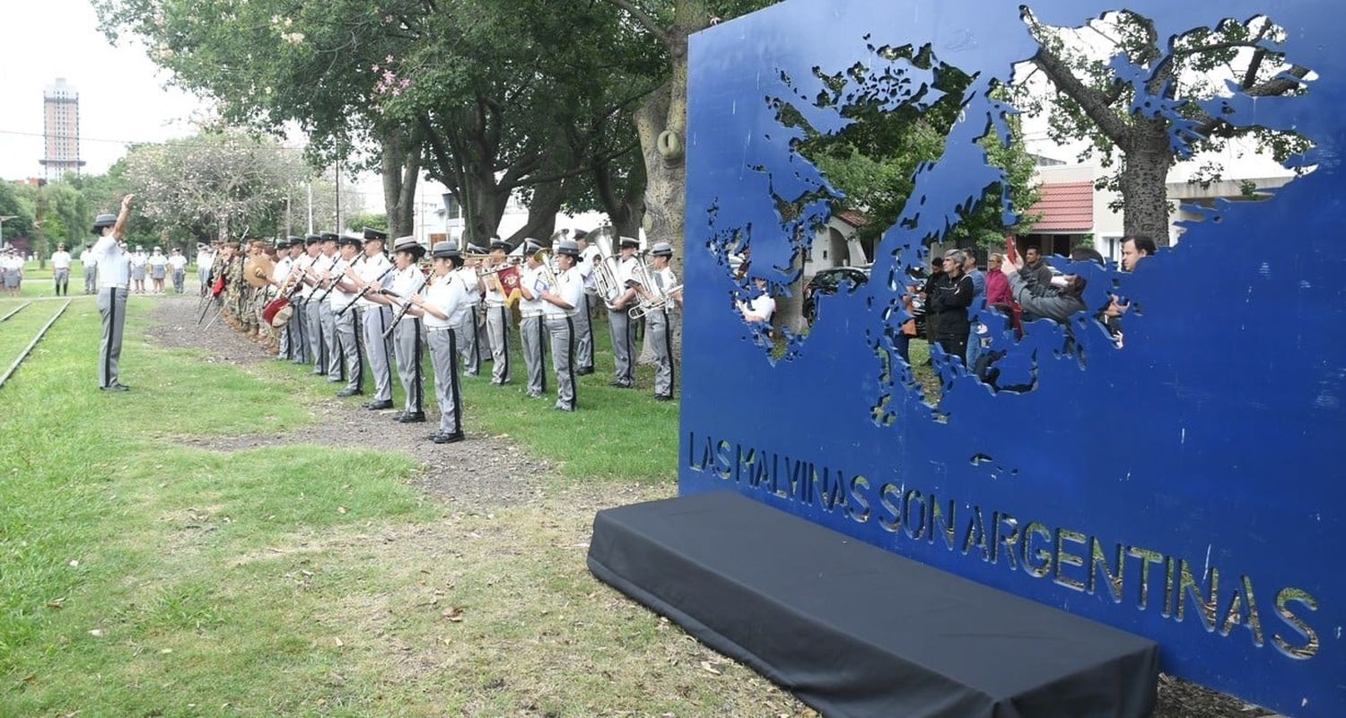 A 42 años del inicio de la guerra de Malvinas se realizo acto en el centro de ex soldados combatientes de la ciudad de Santa Fe. Crédito: El Litoral