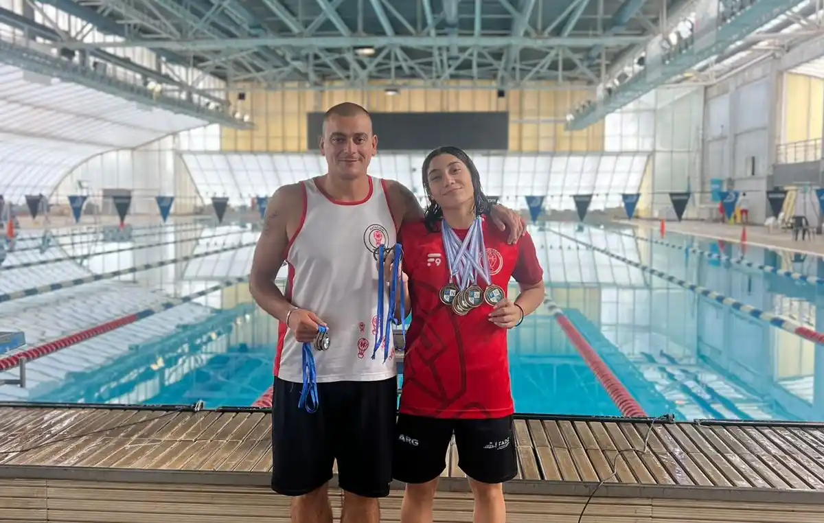 Las medallas que cosechó Angiolini en el Provincial