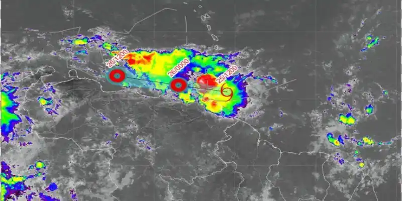 Inameh pronostica que Gonzalo se aproxima a la Península de Paria