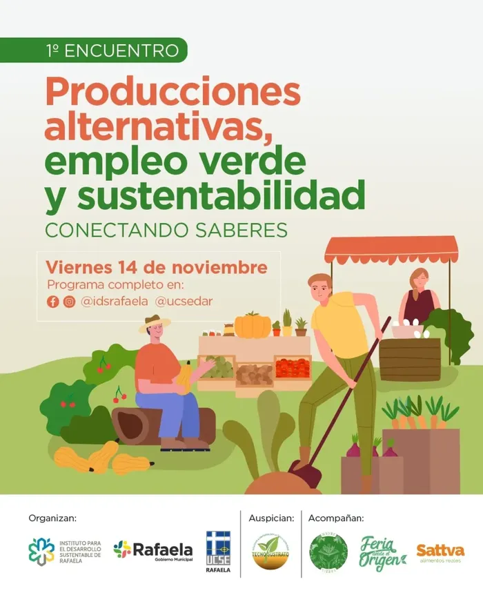 Rafaela será sede del primer encuentro sobre producciones alternativas y empleo verde - 3