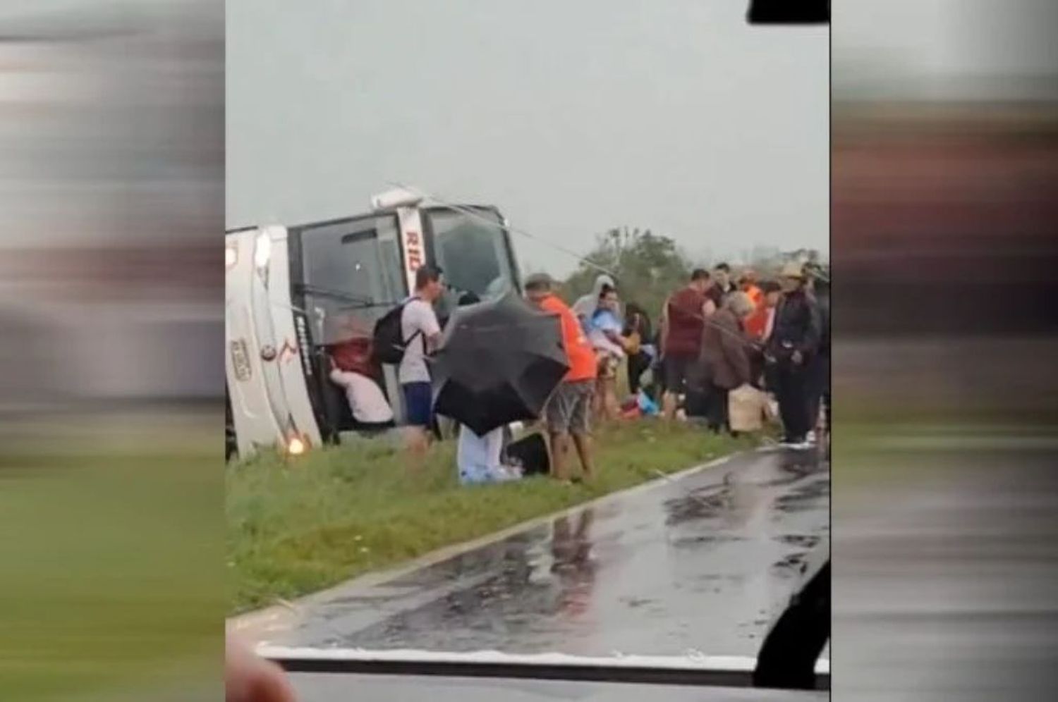 Los pasajeros fueron asistidos de inmediato por personal de emergencia