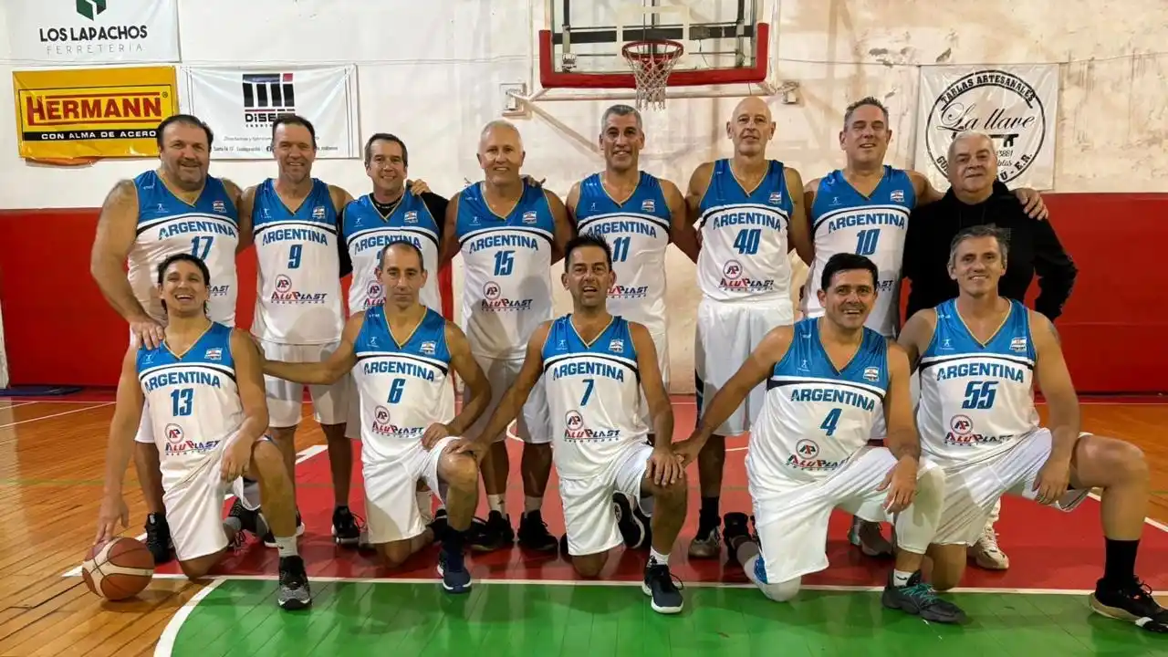 Gualeguaychuenses viajaron a Europa para jugar el Mundial de Maxi-Básquet  en Suiza