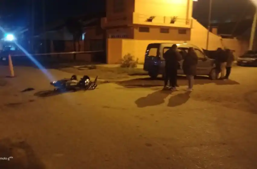 Borracho atropelló a un motociclista