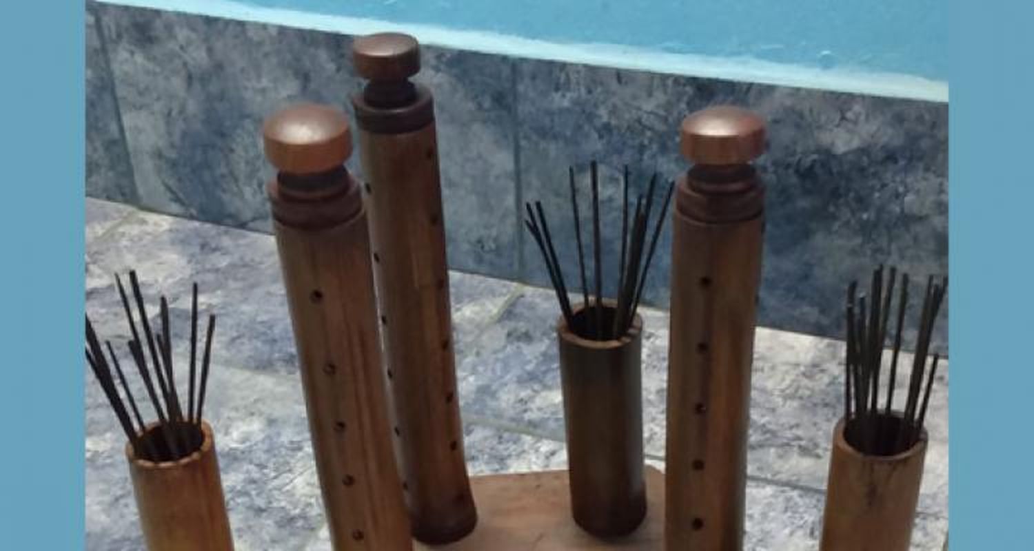 Microemprendimientos de cuarentena: Patricia y sus portasahumerios en Gobernador Castro