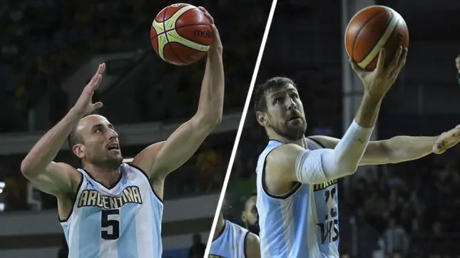 Retiran del seleccionado argentino las camisetas de Ginóbili y Nocioni
