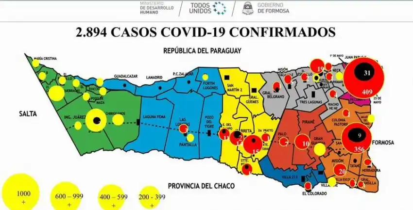 Récord de casos positivos de coronavirus en la provincia: 527 en la última semana