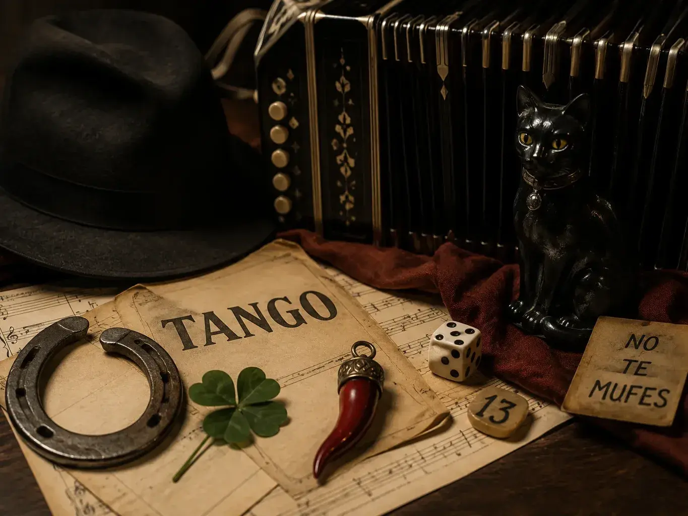 Argento. Las cábalas, la suerte y las supersticiones, explicadas a través del tango a través de Manuel Nuñez.