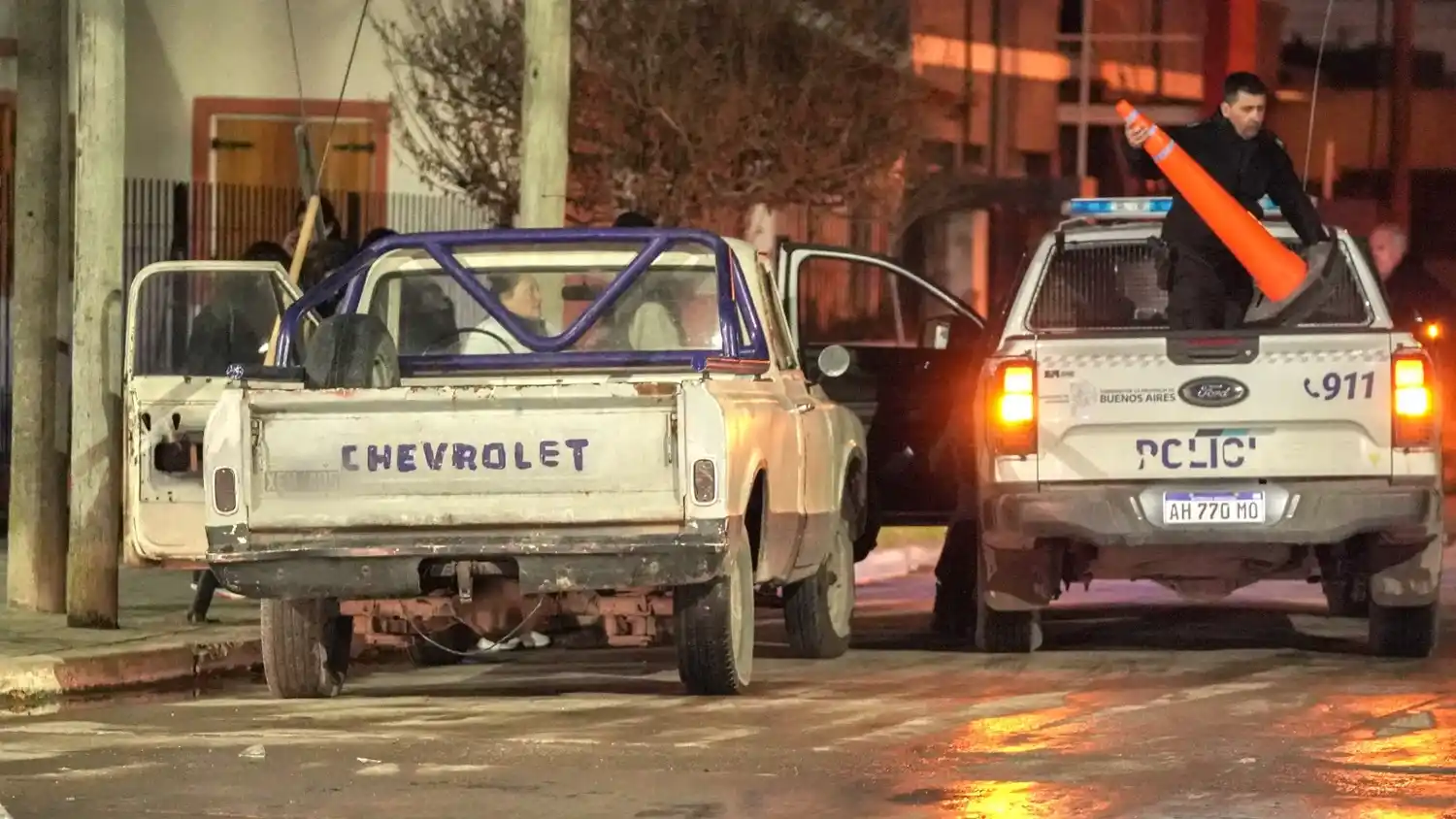 En avenida 74 y calle 71, se produjo otro siniestro vial en la jornada de hoy