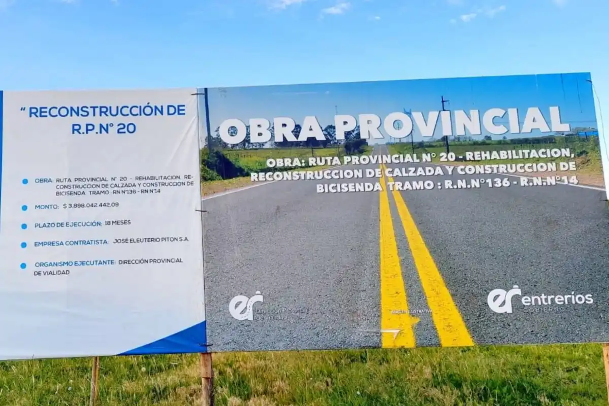 Las obras públicas con fondos provinciales se reanudarán durante el segundo semestre