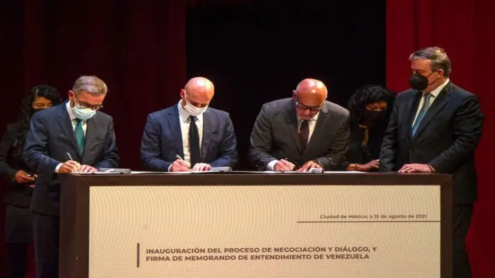 FOCO DEL DIÁLOGO EN ELECCIONES: oposición “baja la soberbia” y chavismo celebra “legitimidad”