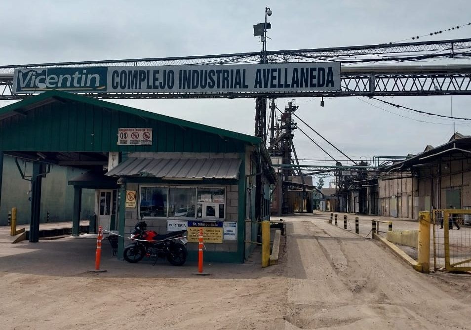 El complejo industrial de Avellaneda.
